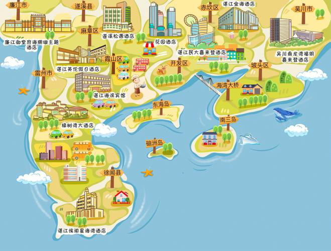 应县手绘地图旅游的艺术指南